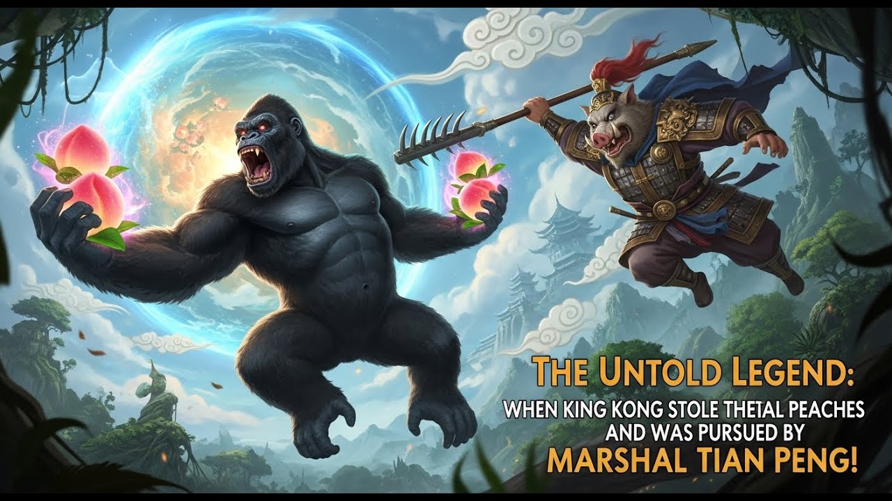 The Untold Legend When King Kong stole the immortal peaches and was pursued by Marshal Tian Peng!