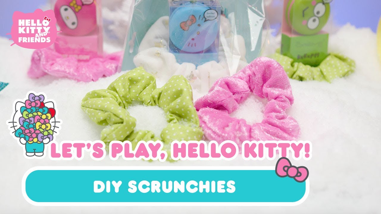 Hello Kitty Scrunchies DIY | Let&rsquo;s Play, Hello Kitty
