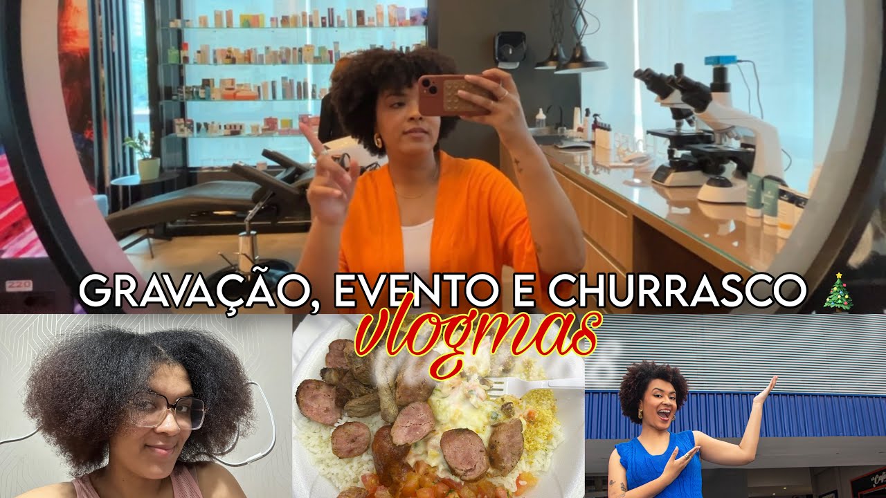 quase VLOGMAS ep. 1 | Alguns dias comigo, evento e preparando o cabelo p/ colocar tranças 