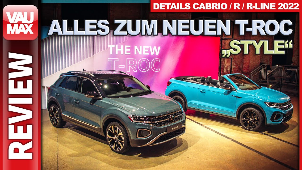 Neuer 2022er VW T-ROC Style – Mehr Qualität im Facelift? | Innenraum | Technik | Motoren
