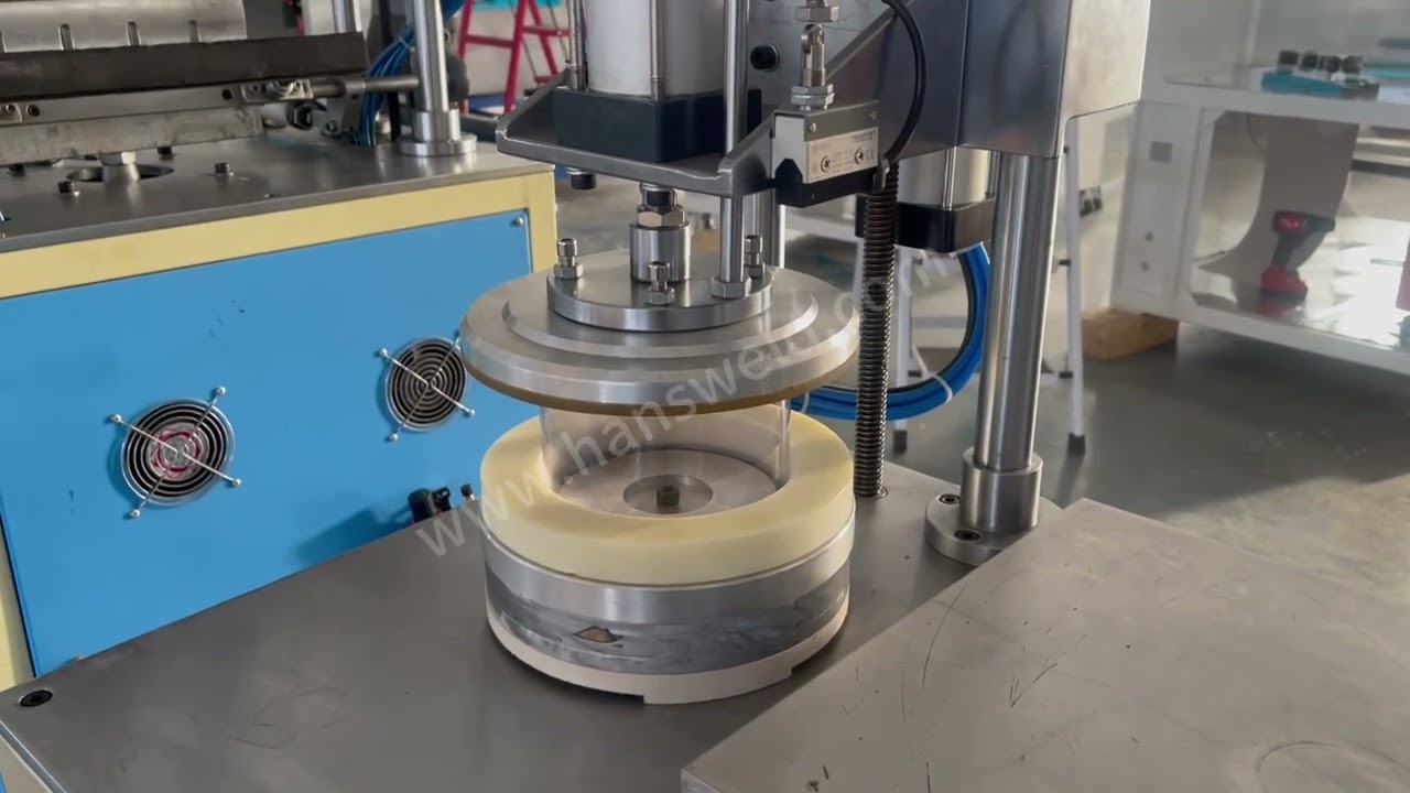 HSD-220A  2-station plastic cylinder curling machine