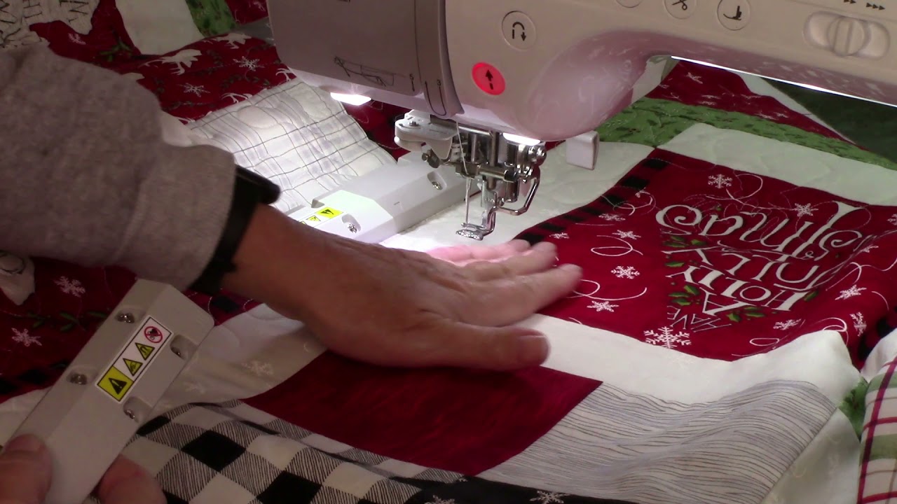 Quilting With The Luminaire and Magnetic Sash Frame