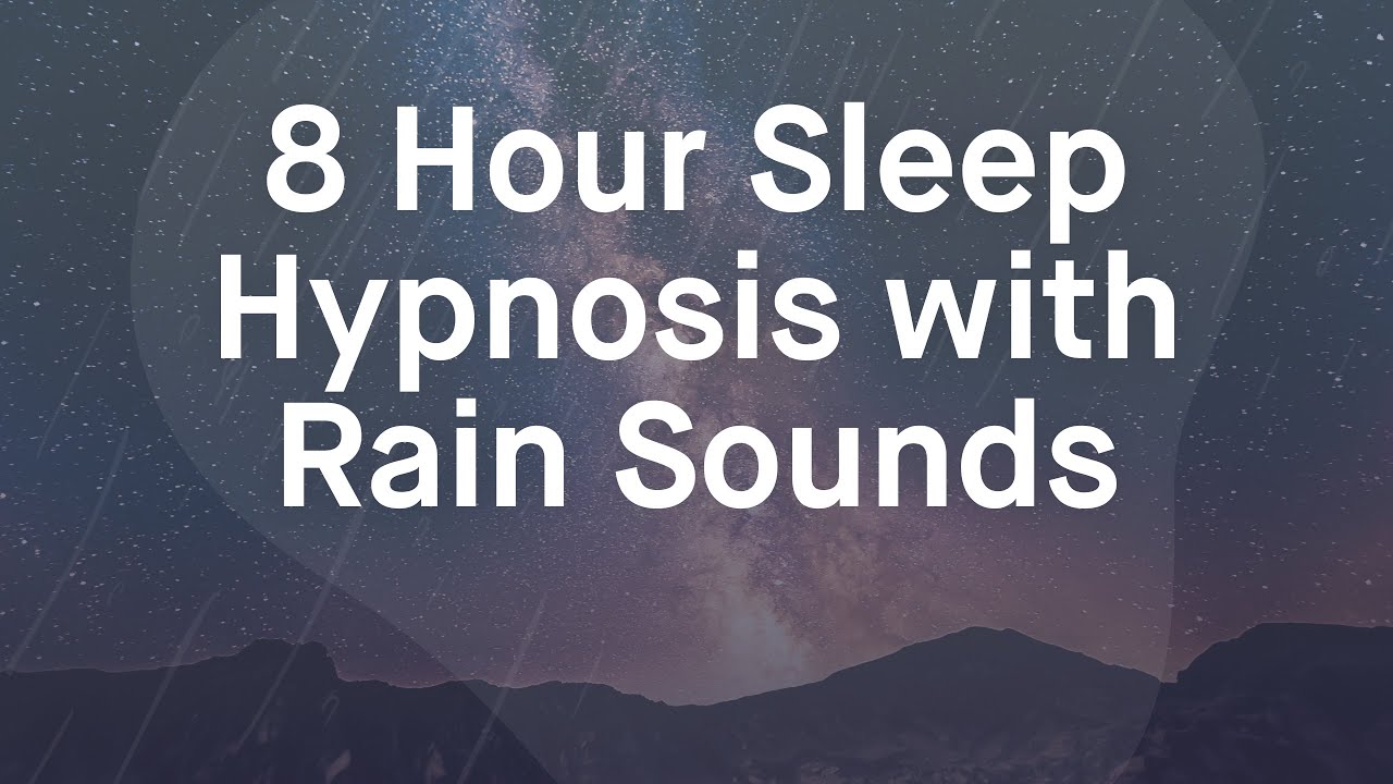 8 Hour Deep Sleep Hypnosis with Rain Sounds (Female Voice) | Grace Smith