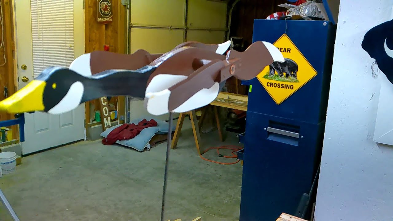 Whirligig ,Canadian Goose, unique and interesting wood project. Projects that sell. yard decorations
