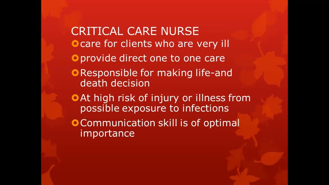 CRITICAL CARE NURSING: KMU-INS-BSN 7TH SEMESTER Unit 1 lecture I