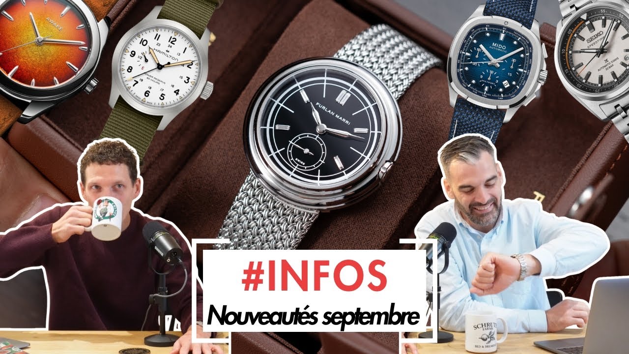 #INFOS - Retour sur les actualités horlogères du mois de septembre ! (et 3 ans de la chaîne 🎂)