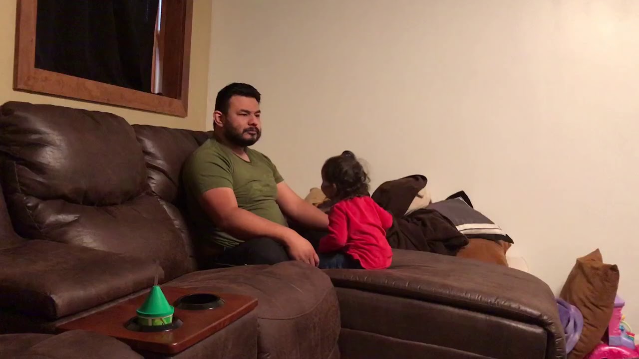 Daddy tickle Athena