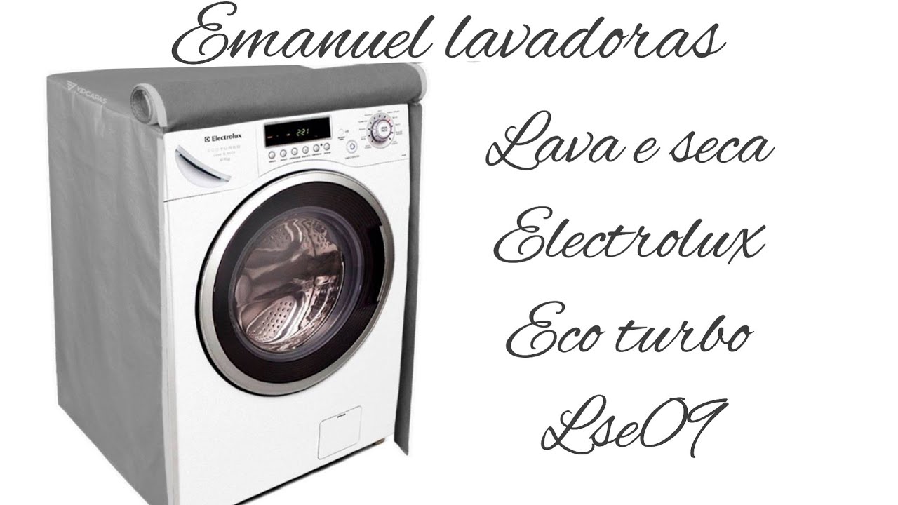 Lava e seca Electrolux eco turbo lse09 limpeza do dulto de secagem