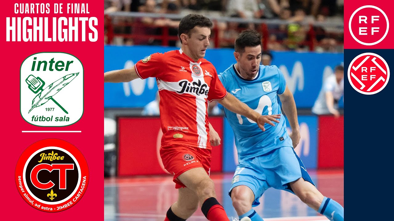 Resumen #PrimeraDivisiónFS Movistar Inter 6-1 Jimbee Cartagena Costa Cálida | Cuartos playoff