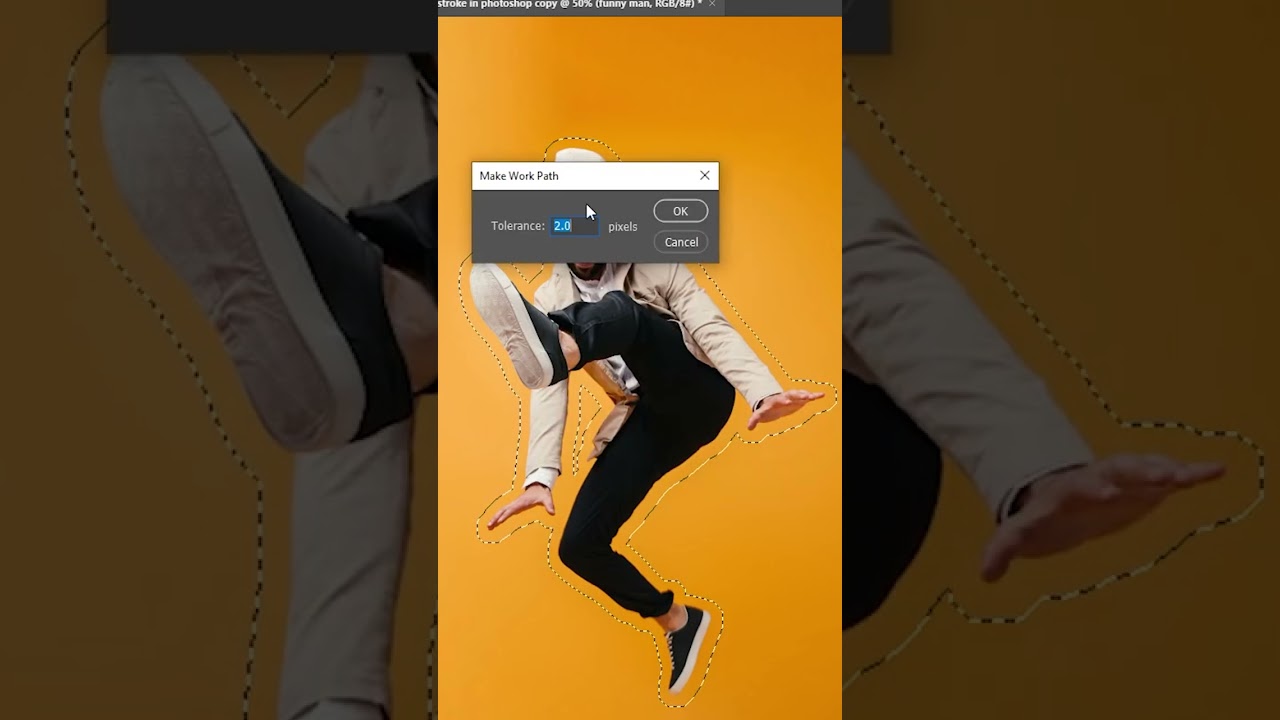 Создание эффекта контурной обводки в Photoshop