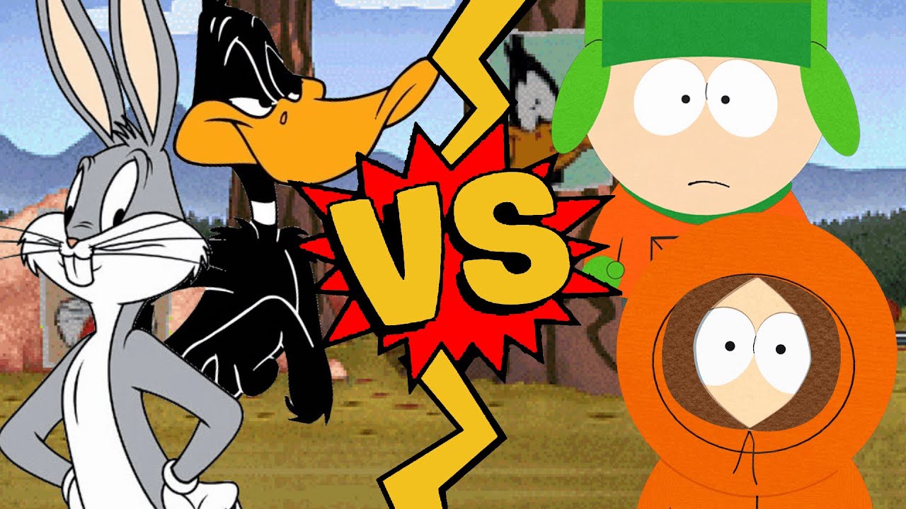 M.U.G.E.N. | Bugs Bunny/Daffy Duck vs Kenny McCormick/Kyle Broflovski | Looney Tunes vs South Park