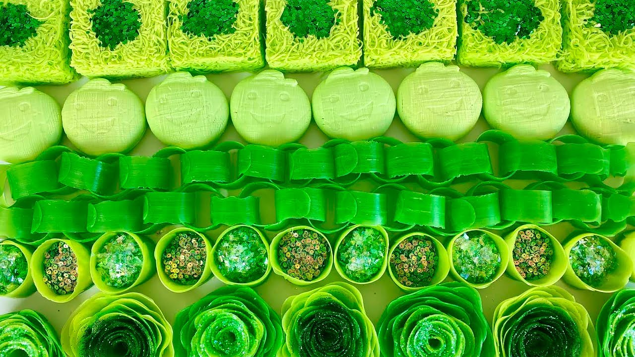 ⭐ASMR ⭐ Crushing soap balls, soap chain. Cutting soap cubes. Crushing soap boxes with glitter.
