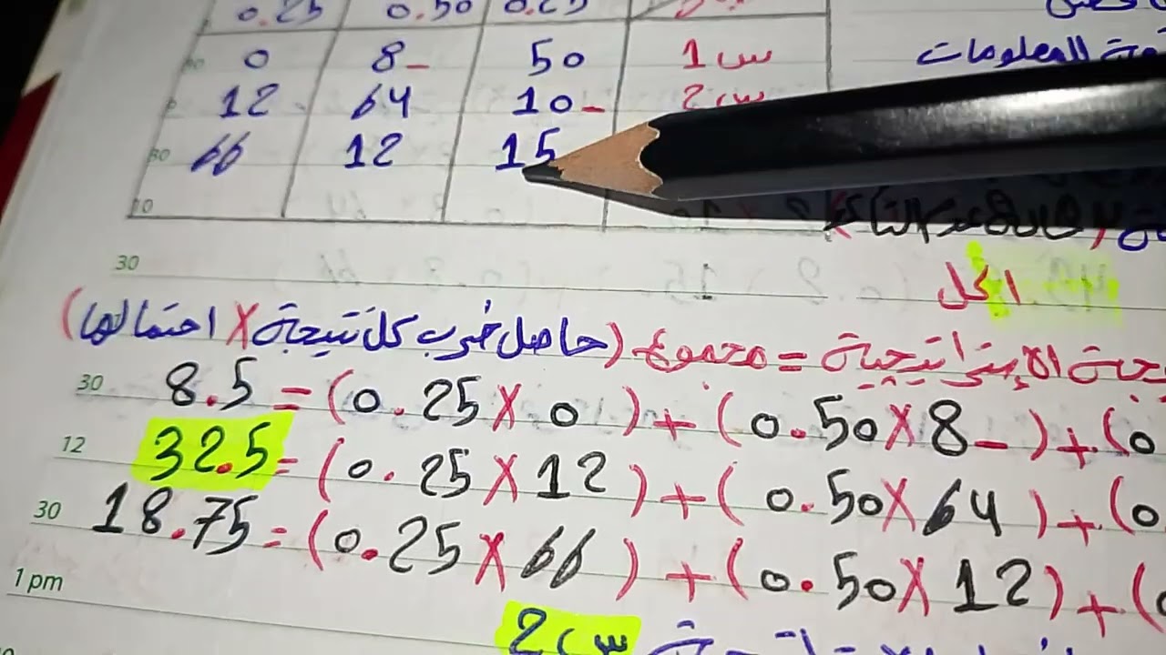 اتخاذ القرار في ظل عدم التأكد( مصفوفة عوائد )| BIS 