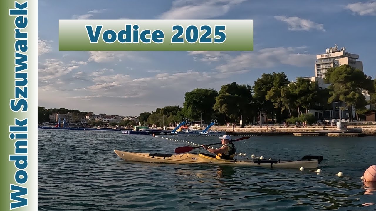 Wodnik Szuwarek ujarzmia Adriatyk kajakiem w Vodicach - Chorwacja 5/2025!