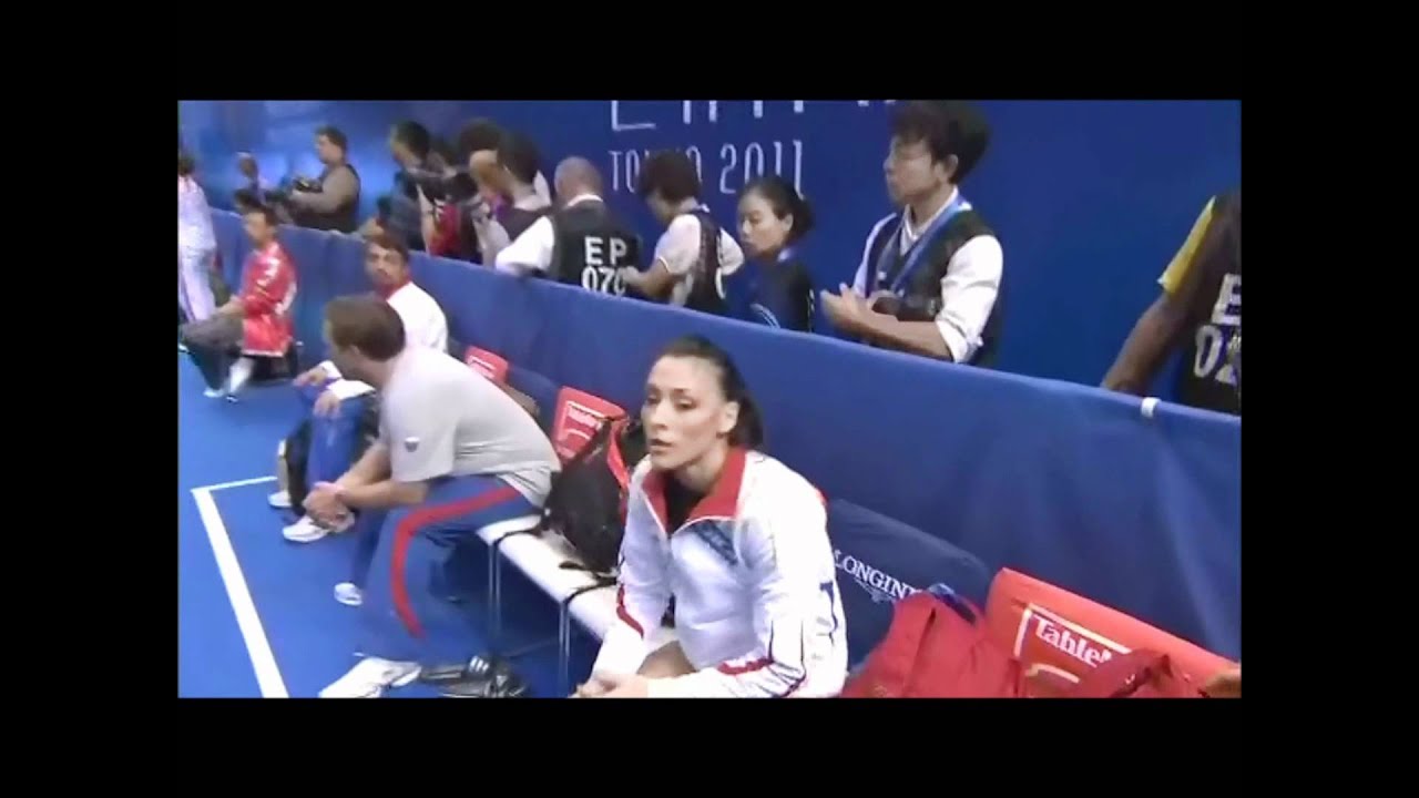 2011 World Gymnastics Championships Women's Beam Finals Part 1 BBC.wmv
