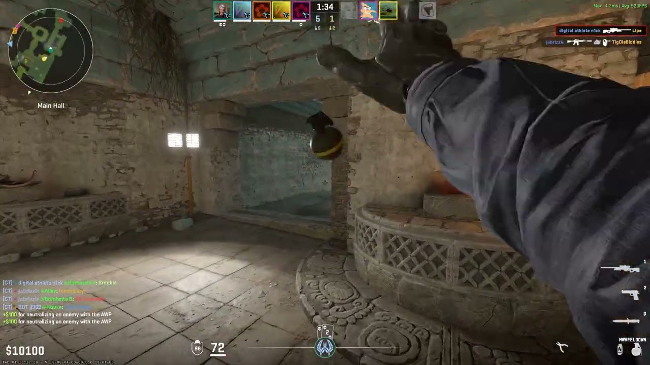 cs2 ancient, @11K prem AWP pov; road to 30k😶‍🌫️