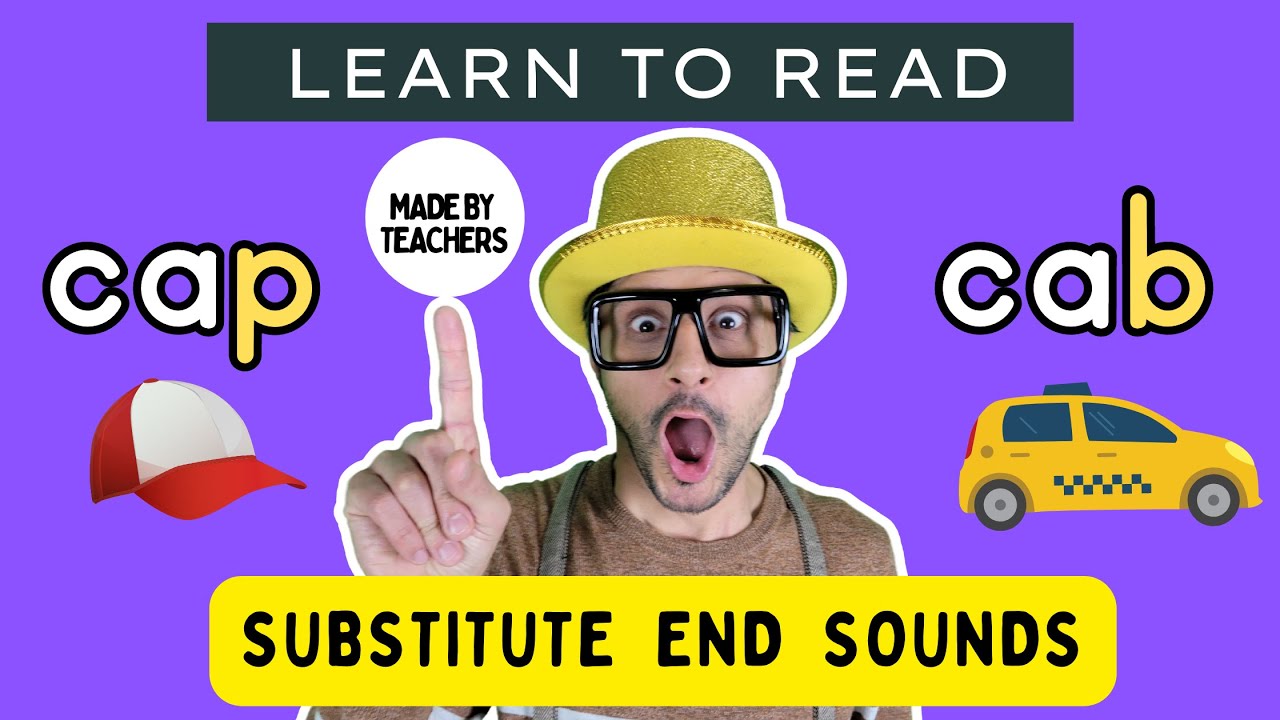 Substituting Ending Sounds | Phonemic Awareness For Kids