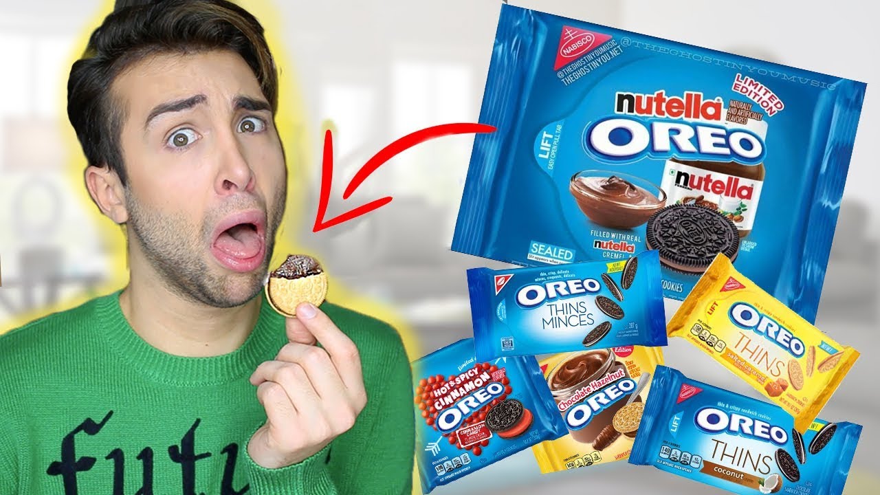 PROVO GUSTI ASSURDI DI OREO *OREO ALLA NUTELLA* | GIANMARCO ZAGATO