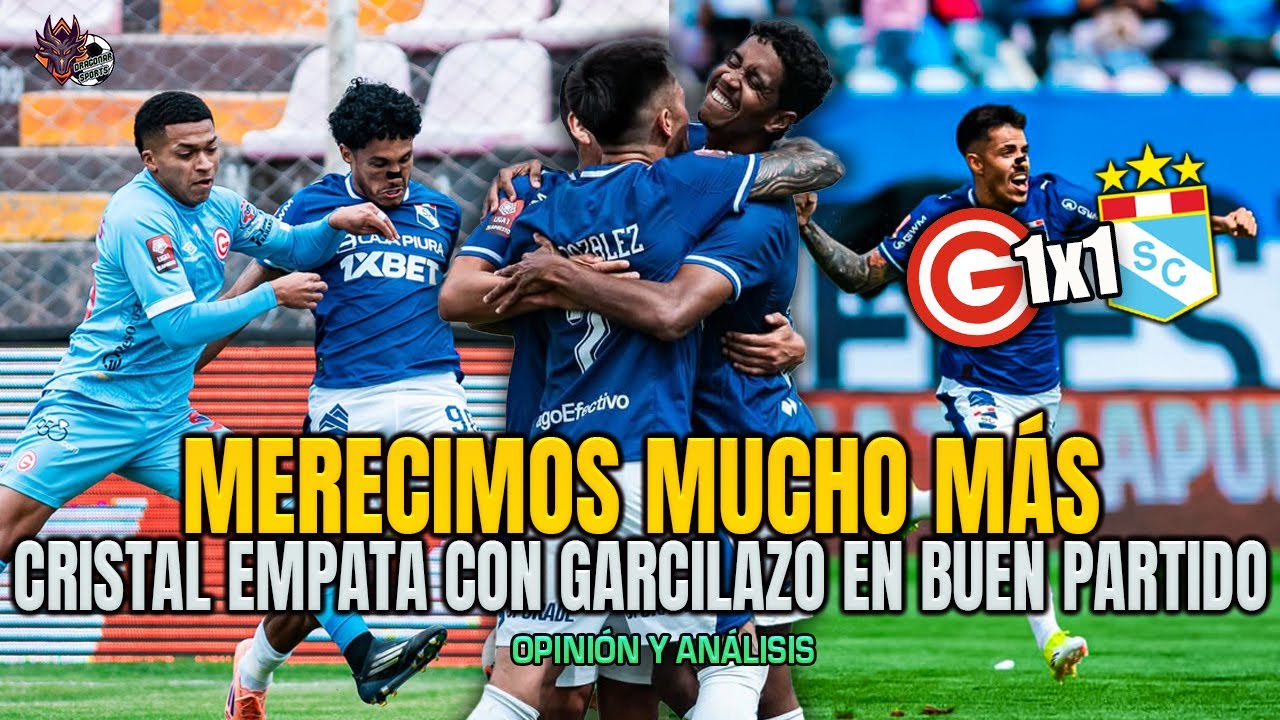 CRISTAL EMPATÓ EN SU DEBUT CONTRA GARCILAZO ⚔️ PARTIDAZO DE CRISTIANO Y GOL DE SANTIAGO GONZALEZ