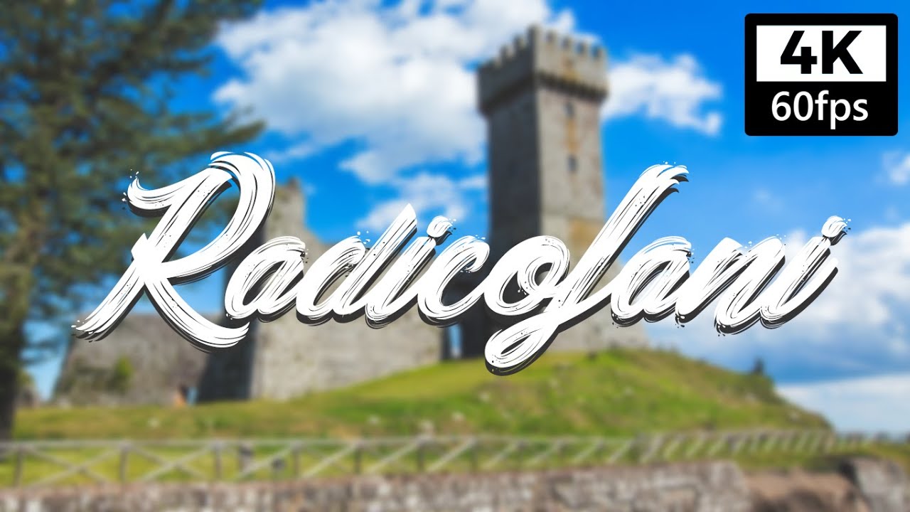 【4K】RADICOFANI Walking Tour + captions guide