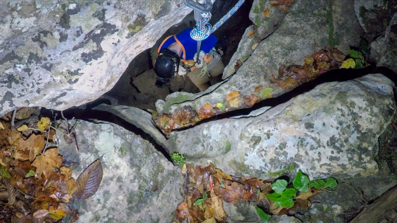 Rappelling A Mysterious 230 Foot Deep Hole In The Woods
