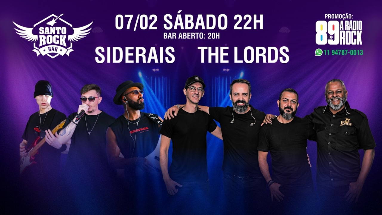 BANDA SIDERAIS + BANDA THE LORDS