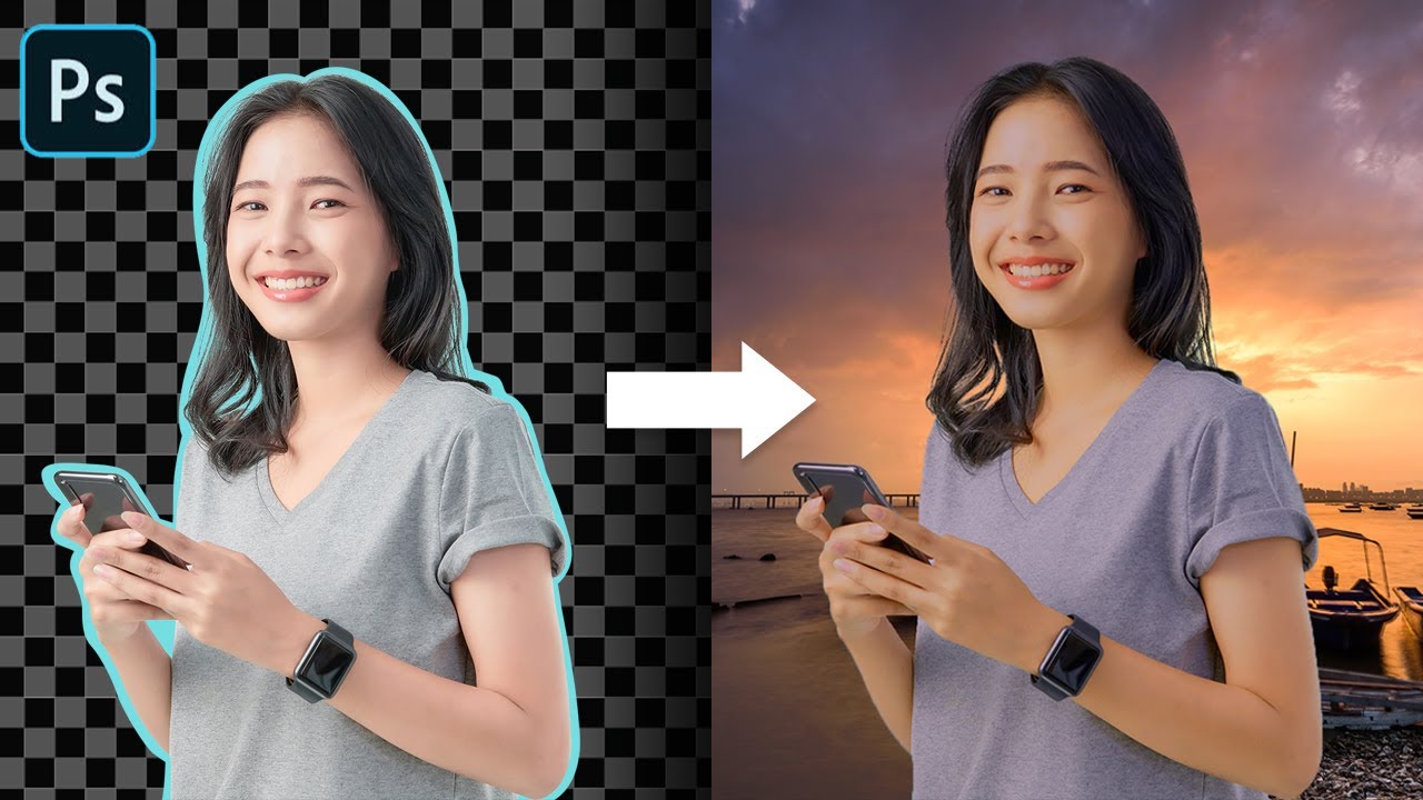 Chỉnh màu da khi ghép ảnh photoshop chỉ bằng 3 bước
