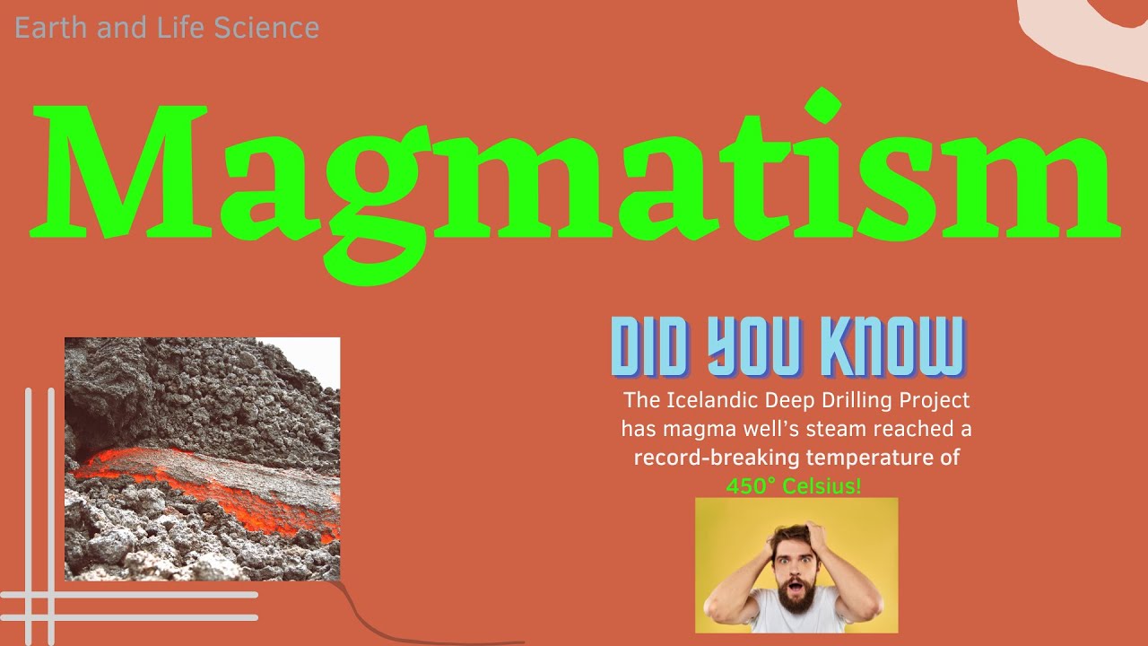 Magmatism -  How Magma is Formed- Earth and Life Science #VolcanicEruption #magmatism #earthscience