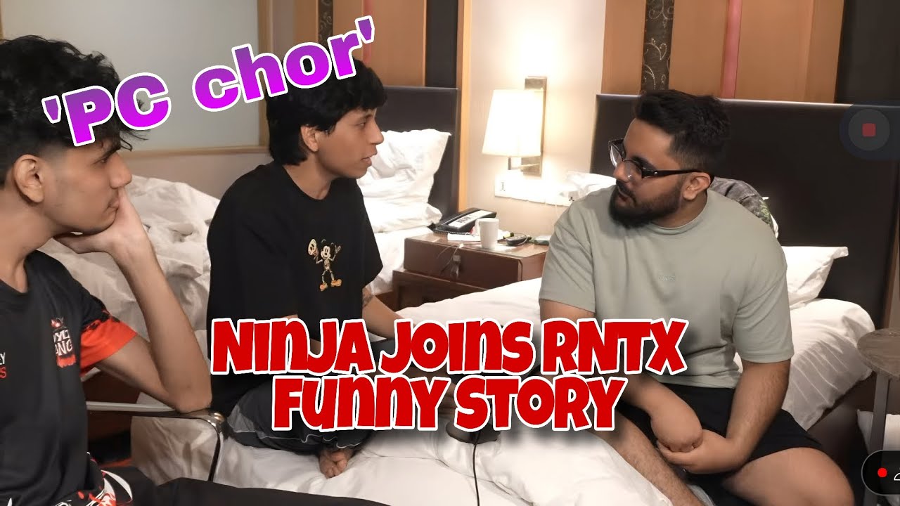Sensei on 'pc chor' Matter | How ninja joined Rntx😂