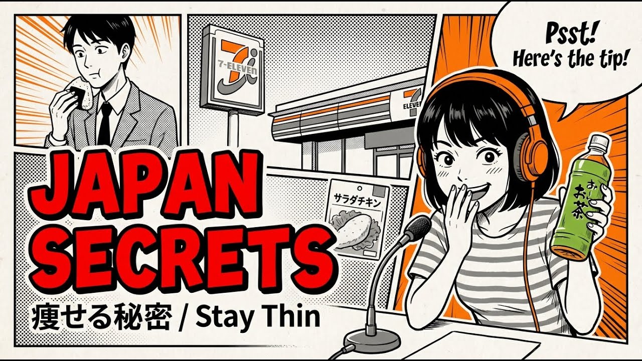 Japanese Listening Practice: Why Japan Stays Thin Eating Konbini Food