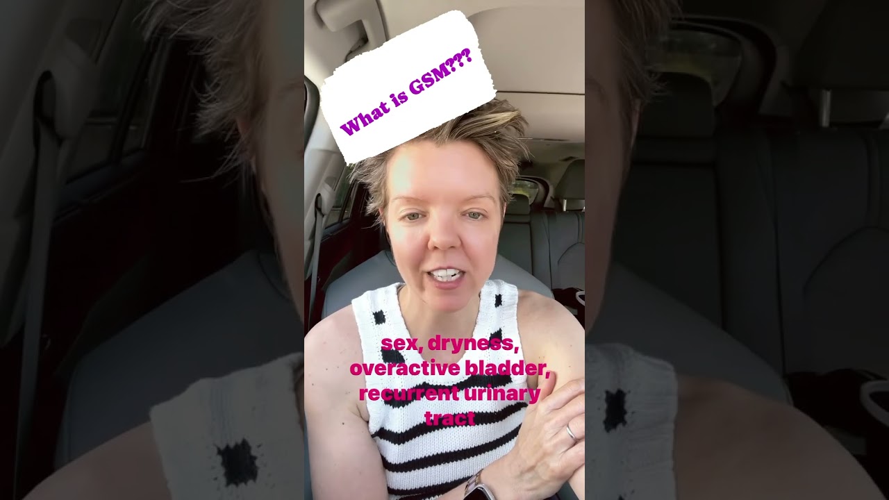 What is GSM? Genitourinary Syndrome of menopause.