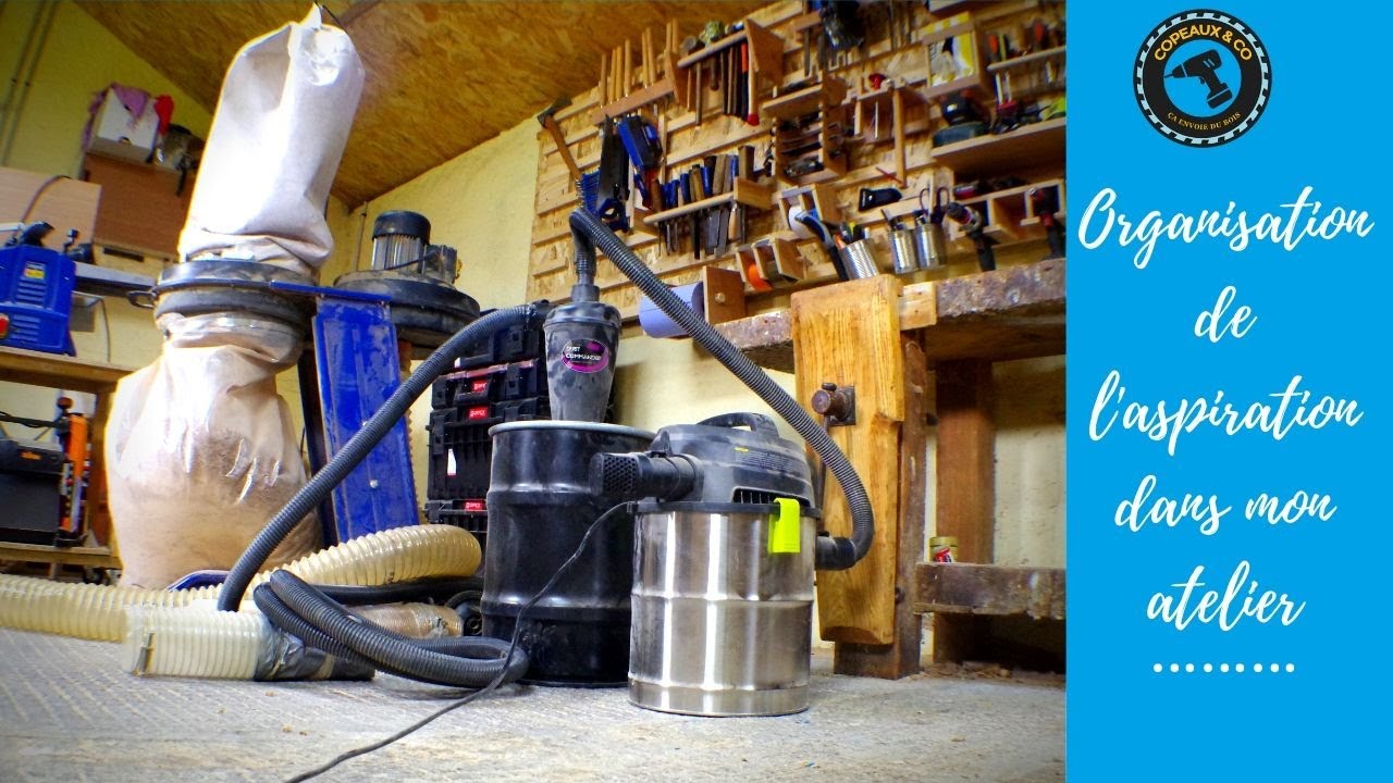 Comment j'ai organisé l'aspiration dans mon atelier!