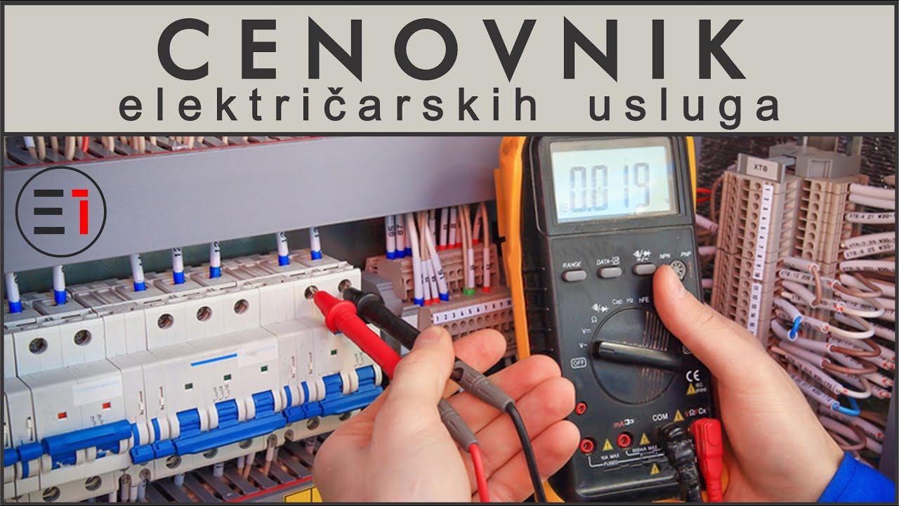 CENOVNIK elektricarskih usluga 2019.