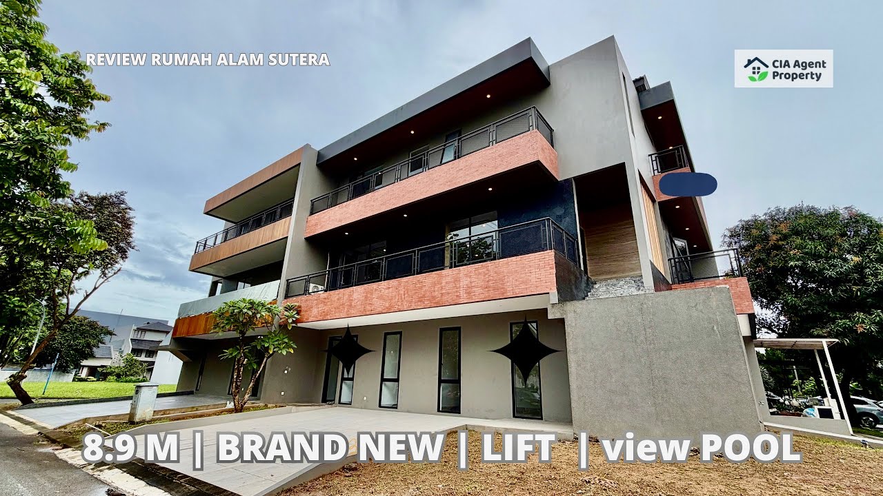 FERONIA ALAM SUTERA Review rumah depan kolam renang