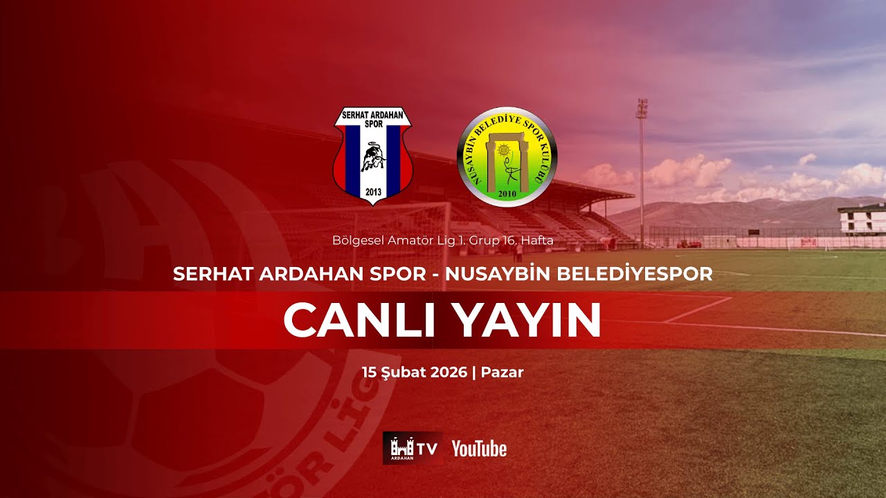 Serhat Ardahan Spor - Nusaybin Belediyespor | Bölgesel Amatör Lig 1. Grup 16. Hafta | #CANLI YAYIN