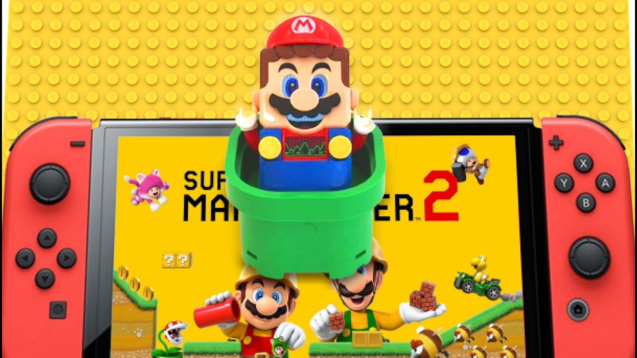 Lego Mario enters the Nintendo Switch game. Can Mario defeat Bowser with Luigi's help?