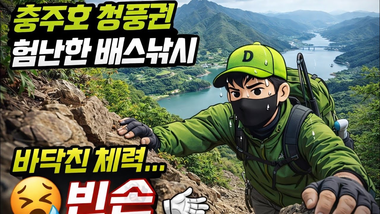 충주호 청풍권 현실｜초보가 가면 이렇게 됩니다 (체력 바닥)