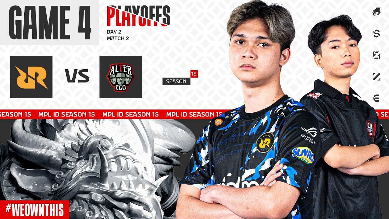 RRQ HOSHI vs ALTER EGO | PLAYOFFS DAY 2 | Game 4 | #MPLIDS15