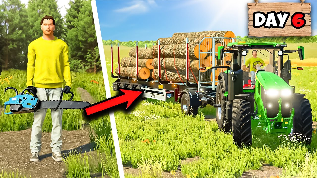 MEGA Challenge from $0 on FLAT MAP #6 | Farming Simulator 22