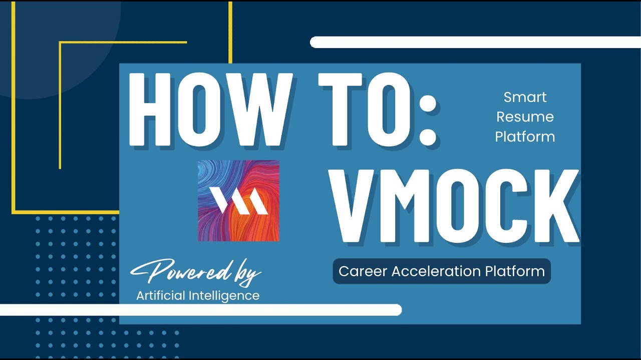 Resume Editing on VMOCK (our AI-powered resume support tool)