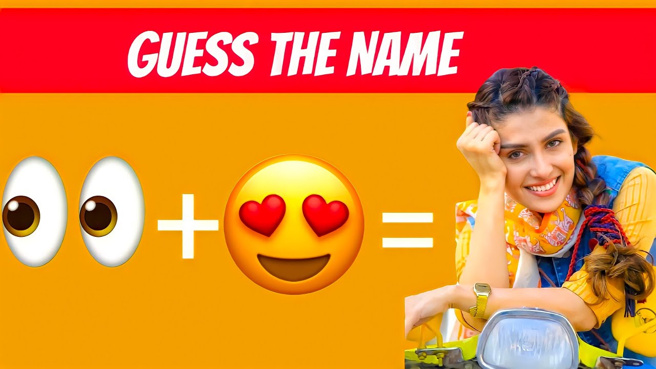 Guess the actress name by emoji challenge | Thinking brain