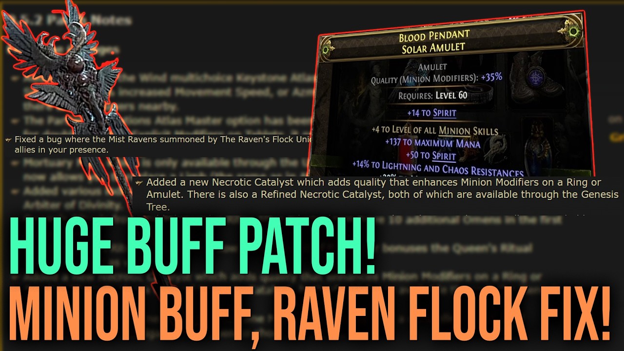 New HUGE 0.5.2 patch just drop! Minion BUFF and Raven Flock is fix!