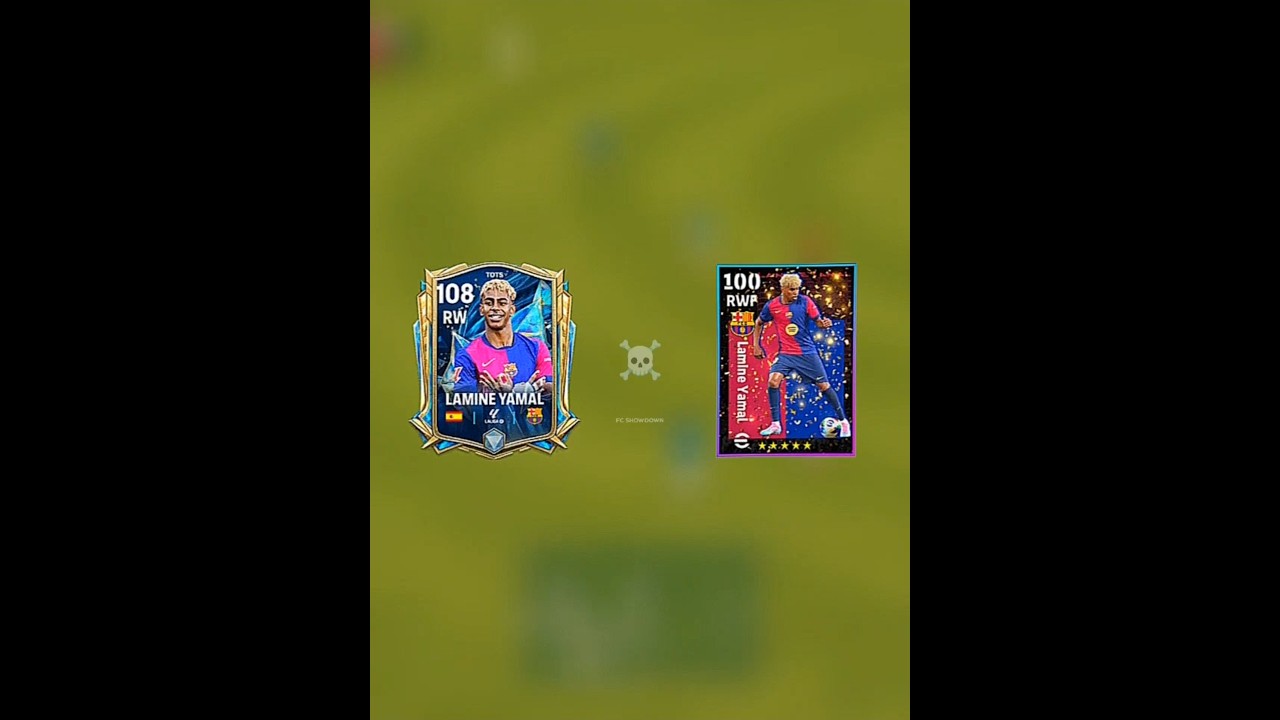 FC Mobile 2025 vs eFootball&trade; 2025 Card Comparison💀☠️ #fcmobile #eafc25 #efootball #efootballmobile