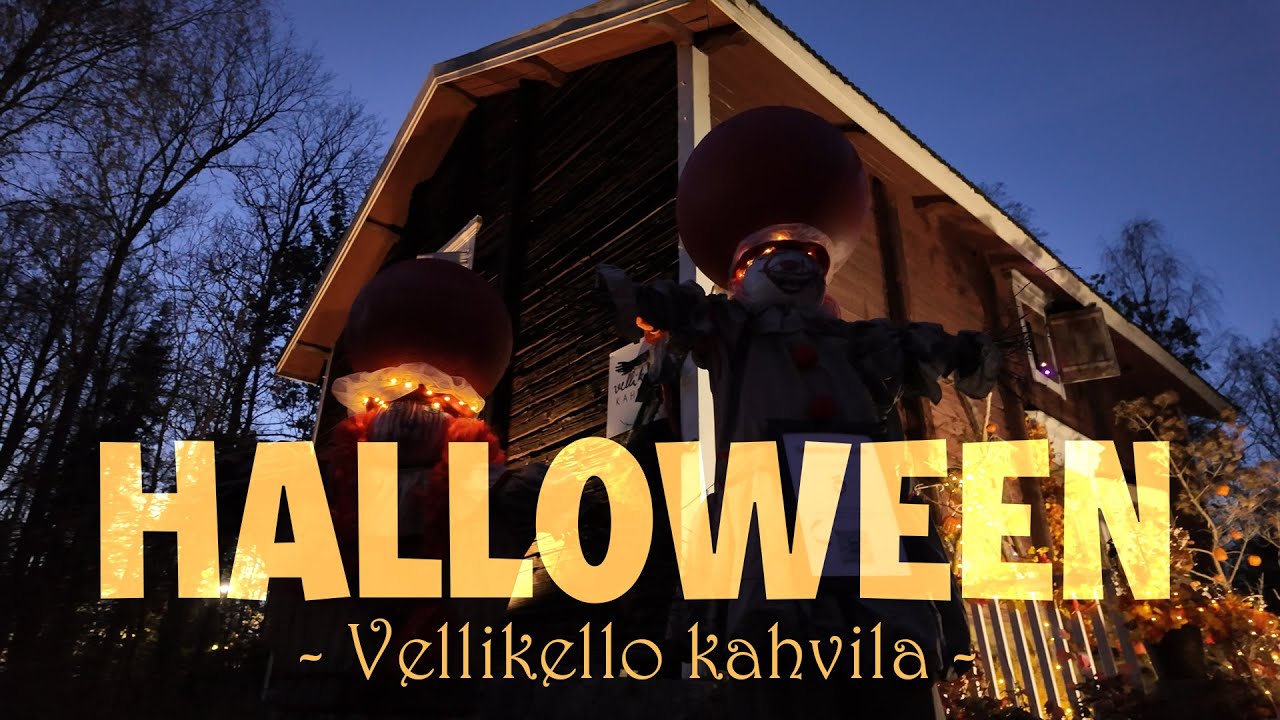 Vellikello Kahvila Halloween-tunnelmissa