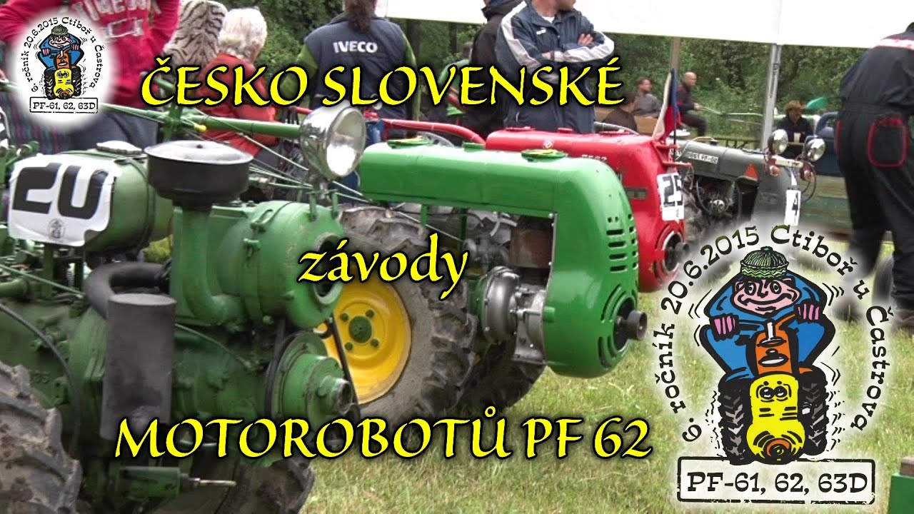 ČESKO SLOVENSKÉ závody MOTOROBOTŮ PF 62  - Ctiboř  HD