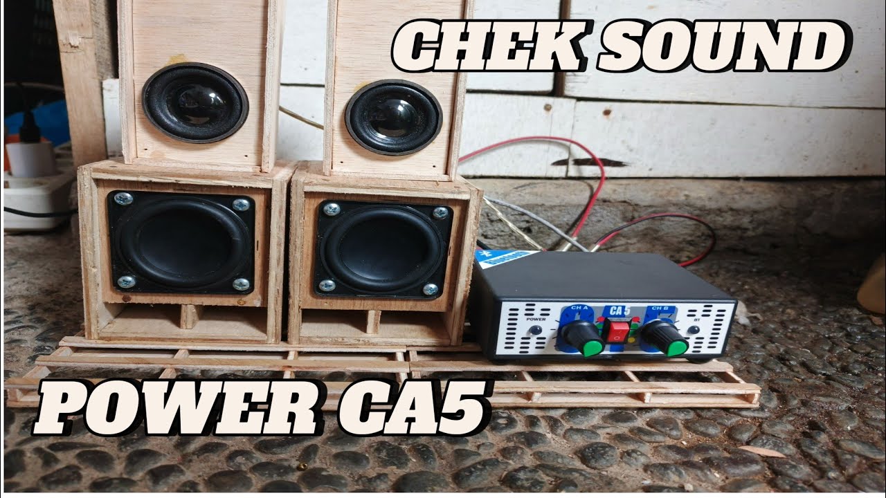 CHEK SOUND POWER CA5 ANGKAT 4 SPEAKER JOS#ceksoundterbarubrewogaudio #sound #soundsystem #soudsystem