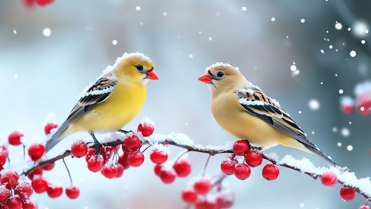 Winter Piano & Bird Songs ❄️ Healing Music for Focus and Recovery