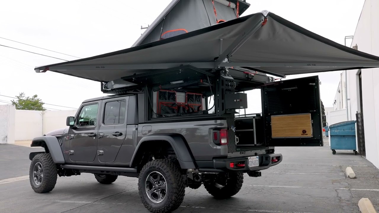 Alu-Cab Canopy Camper on a 2023 Jeep Gladiator | Tiny Builds