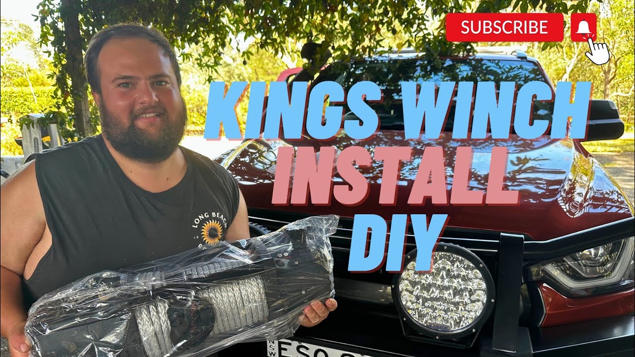 DIY KINGS WINCH INSTALL - Is it a big waste of money? #kingswinch #rigbuild #diyinstallation