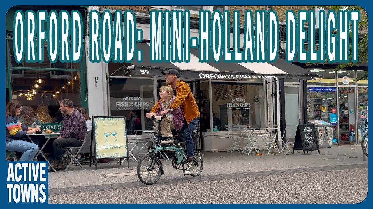 LONDON: Experience the Orford Road Mini-Holland Installation Ten Years Later
